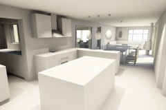 Interior view from new kitchen