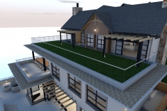 North Eastern aerial view of kids earth balcony