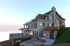 North Eastern view from the driveway